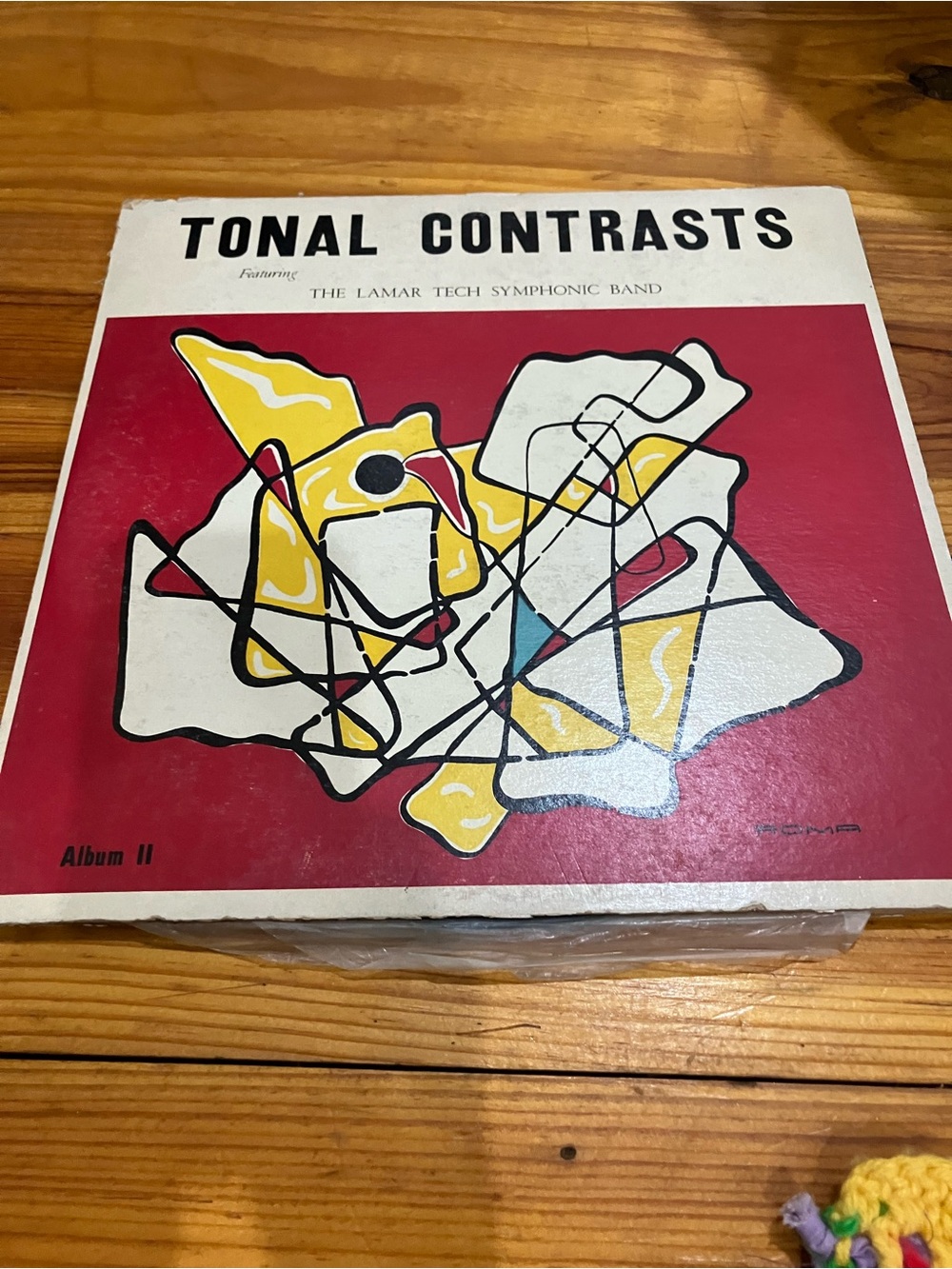 Tonal Contrasts Vinyl Record - Red & Yellow Cover